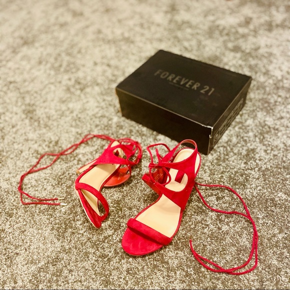 Forever 21 Sexy Wraparound Stilettos 👠 - Picture 5 of 7